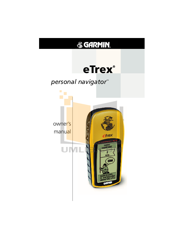 Download free pdf for Garmin GPS 12 MAP GPS manual