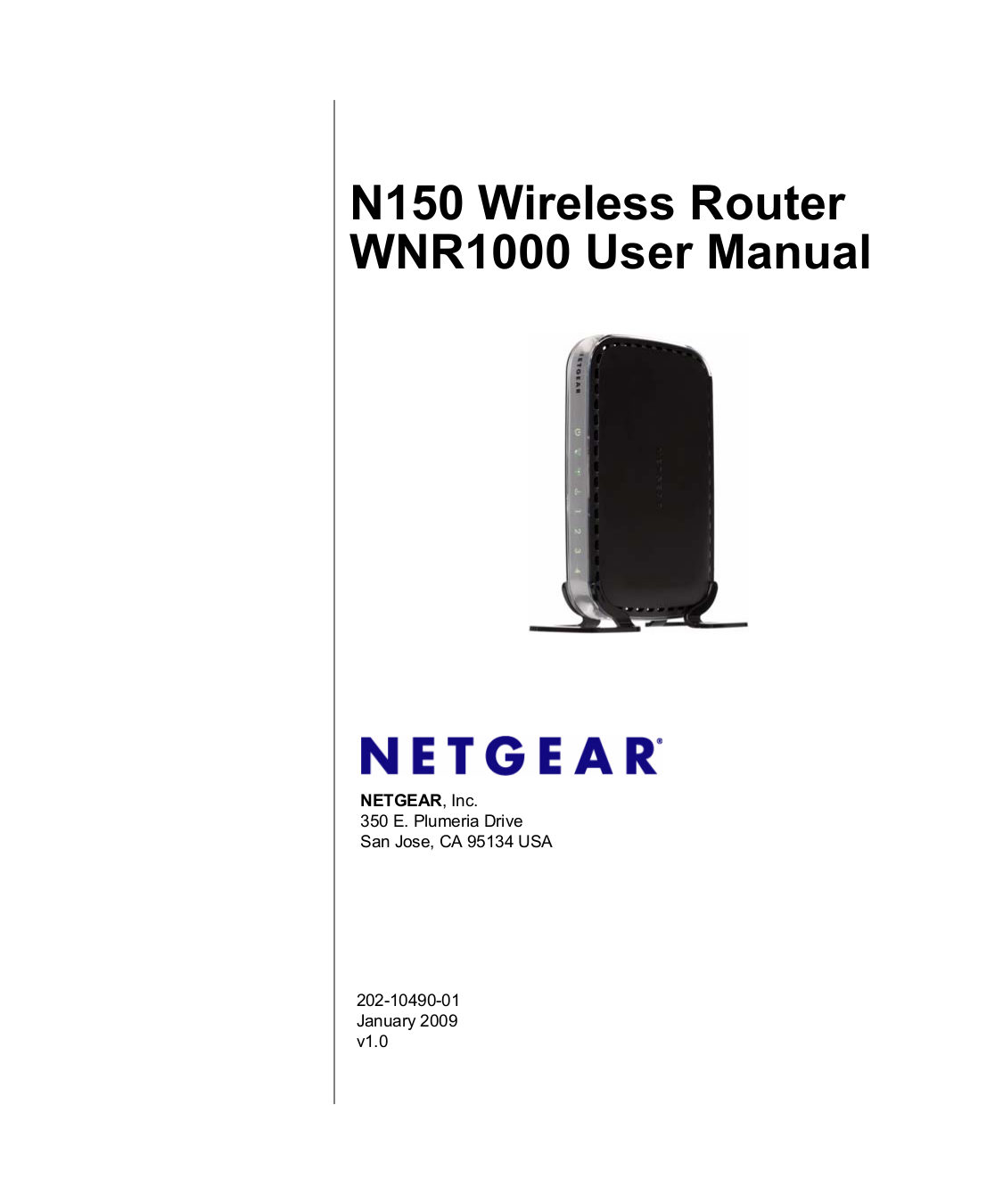 Download free pdf for Netgear RangeMax WNR1000 Wireless Router manual