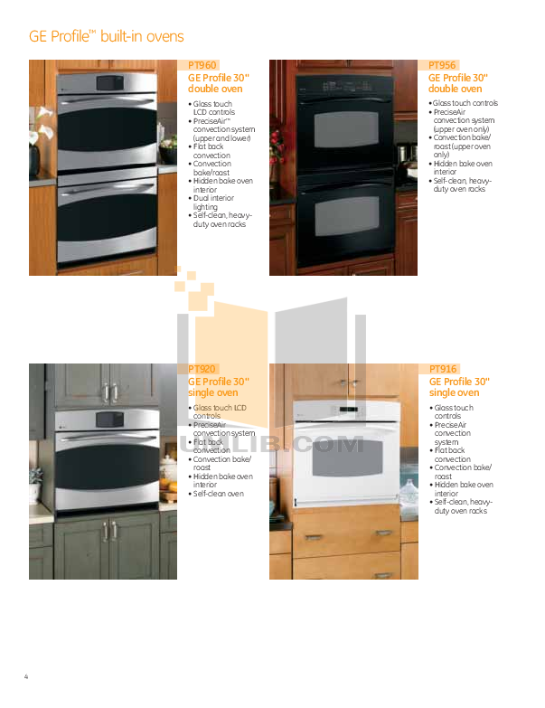 PDF manual for GE Oven Profile Advantium SCB2001KSS