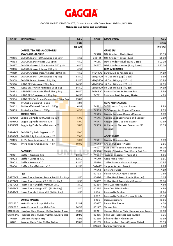 Download free pdf for Gaggia MDF GrinderDoser Coffee Grinders Other manual