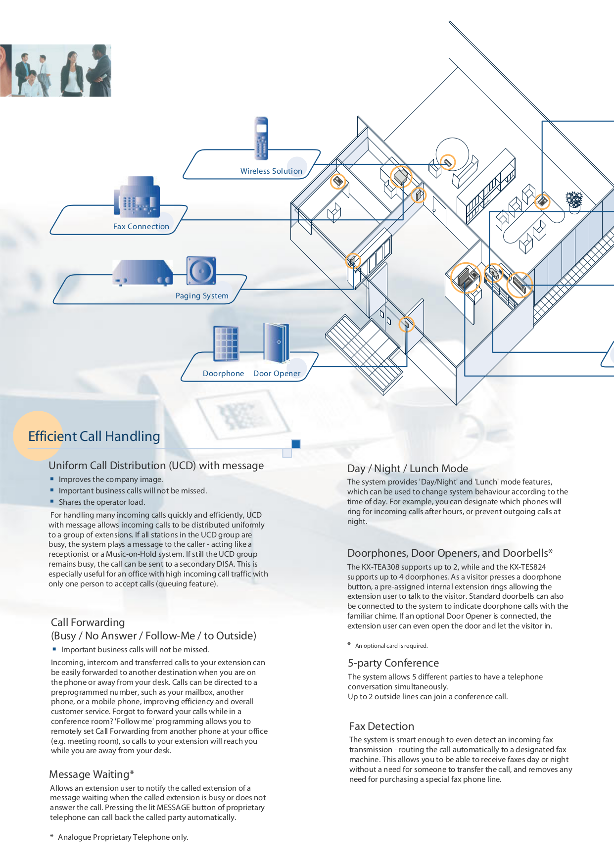 PDF manual for Panasonic Telephone KX-T7735