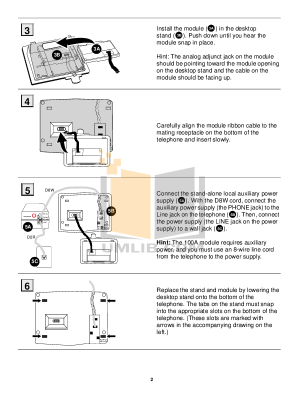 PDF manual for Avaya Telephone Definity 6424