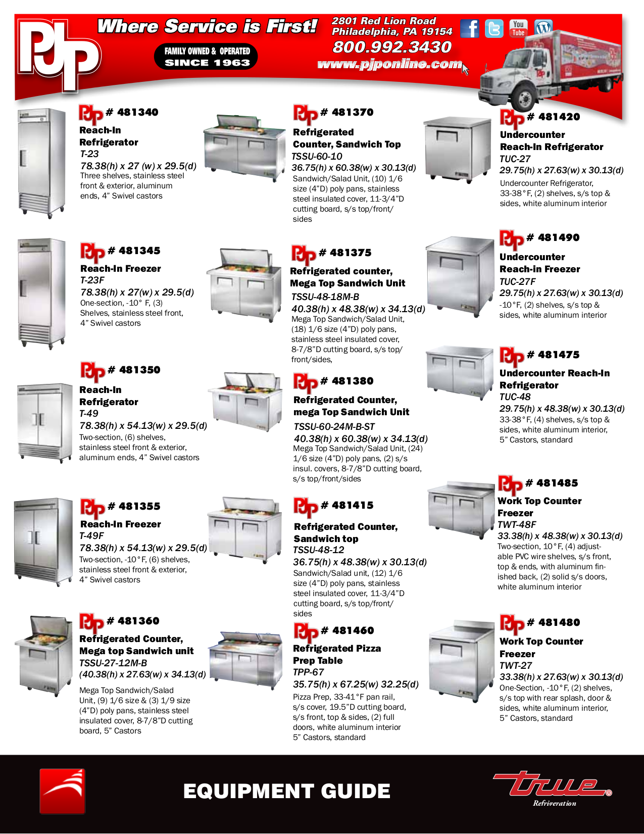 Download free pdf for True GDM-45 Refrigerator manual