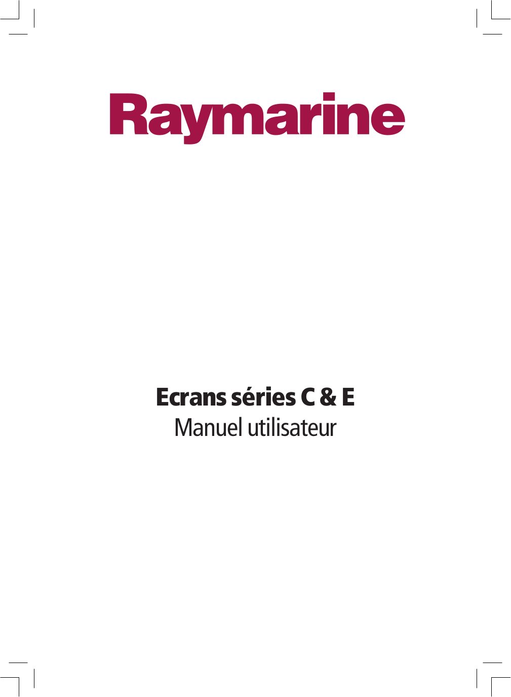 Download free pdf for Raymarine C80 GPS manual