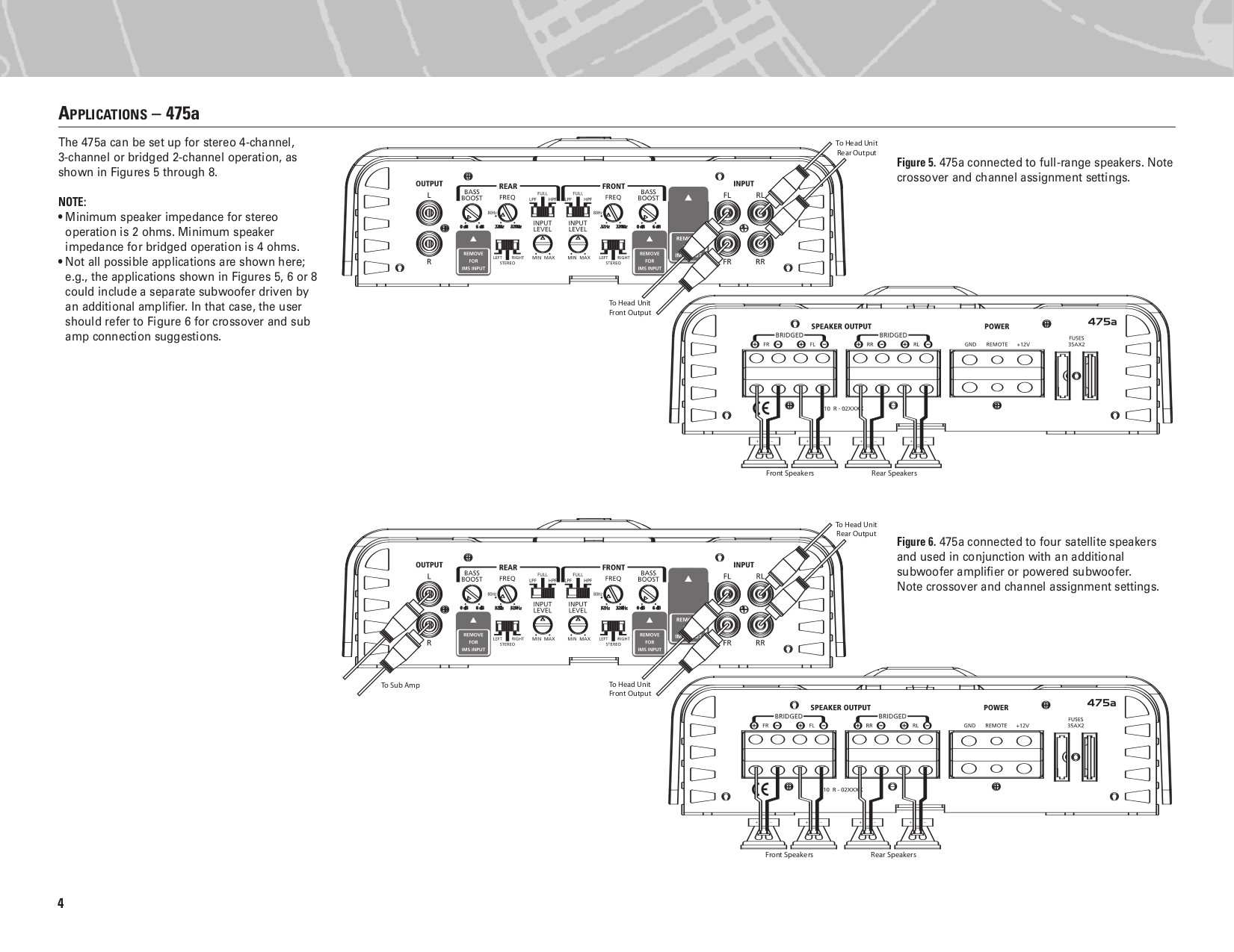 PDF manual for Infinity Car Amplifier Reference 1300A