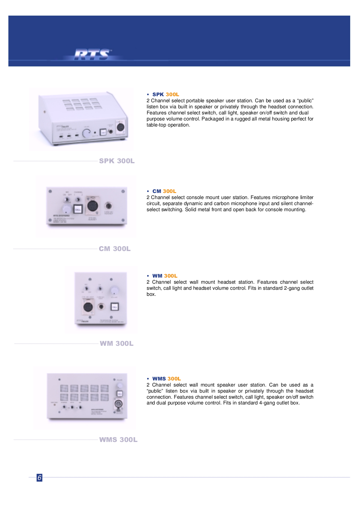 Telex Other BP-325 IntercomSystem pdf page preview