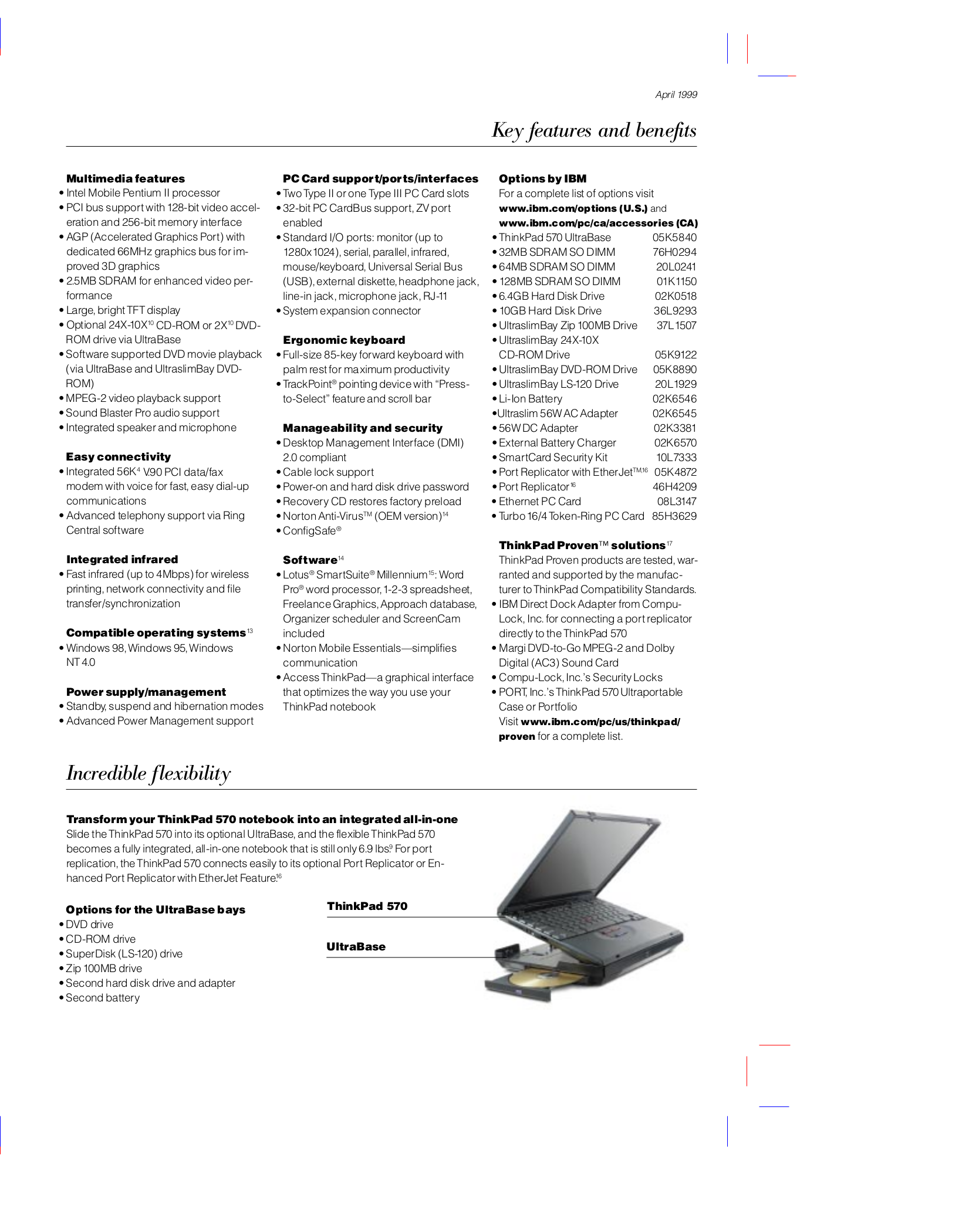 PDF manual for IBM Laptop ThinkPad 570E