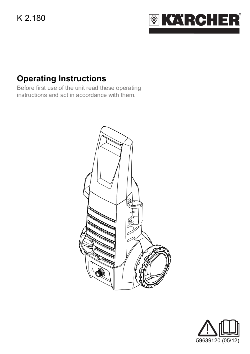 Download free pdf for Karcher K 1800 IB Pressure Washers Other manual