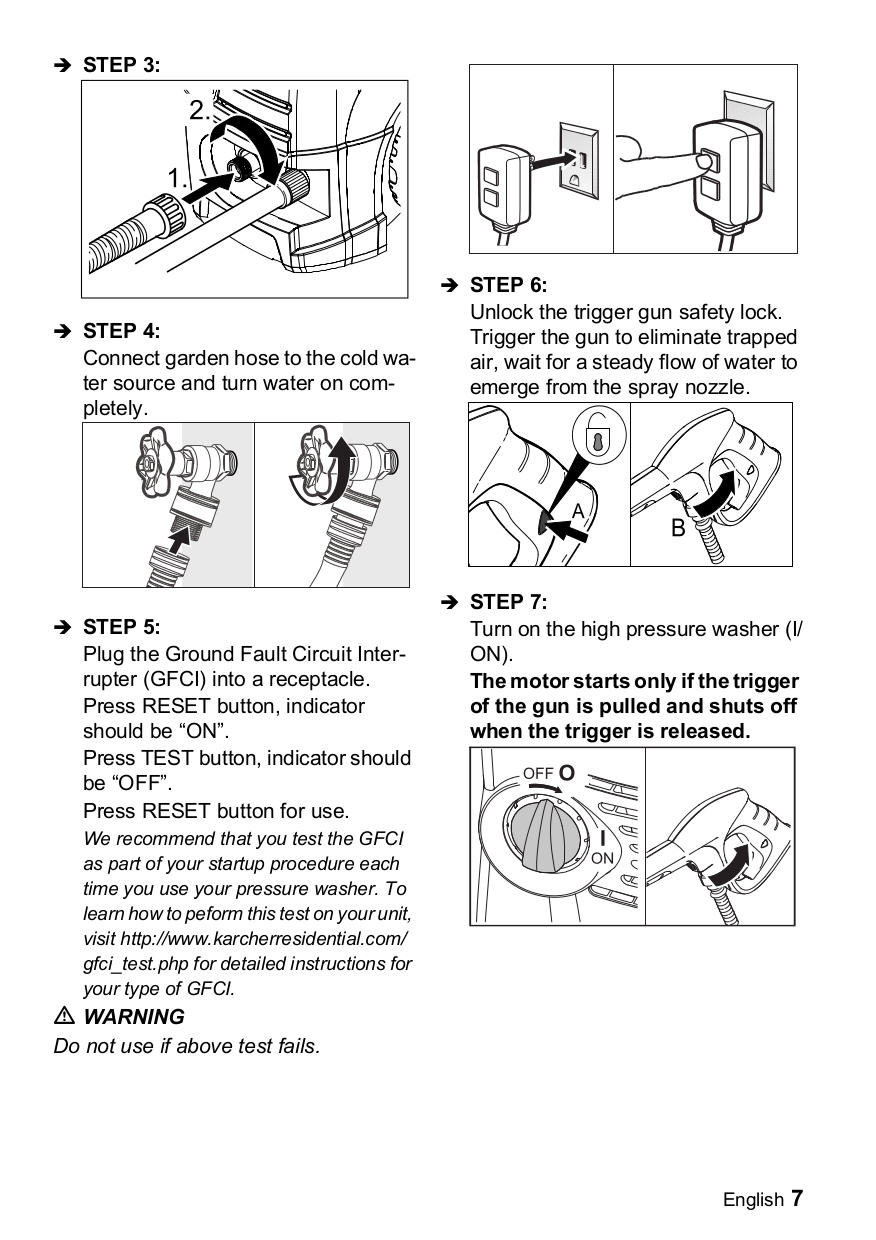 PDF manual for Karcher Other K 1800 IB Pressure Washers