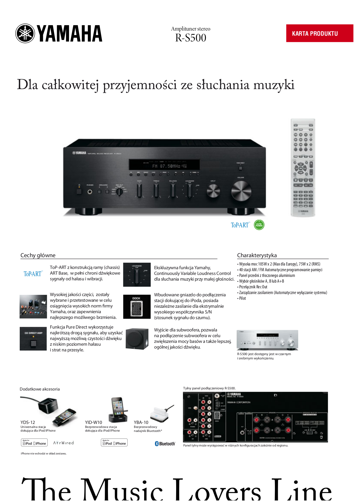 PDF manual for Yamaha Receiver R-S700