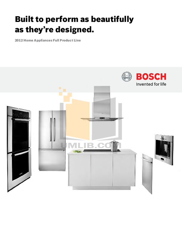 Download free pdf for Bosch Ascenta SHE3ARL2UC Dishwasher manual