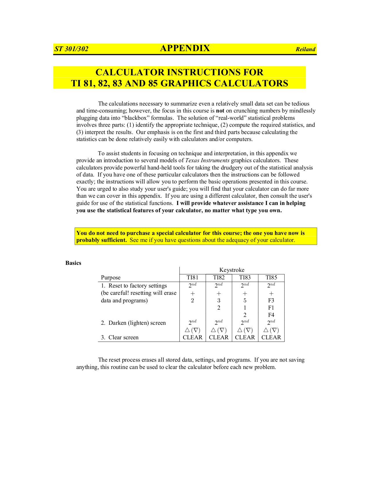 pdf for TI Calculator TI-82 manual