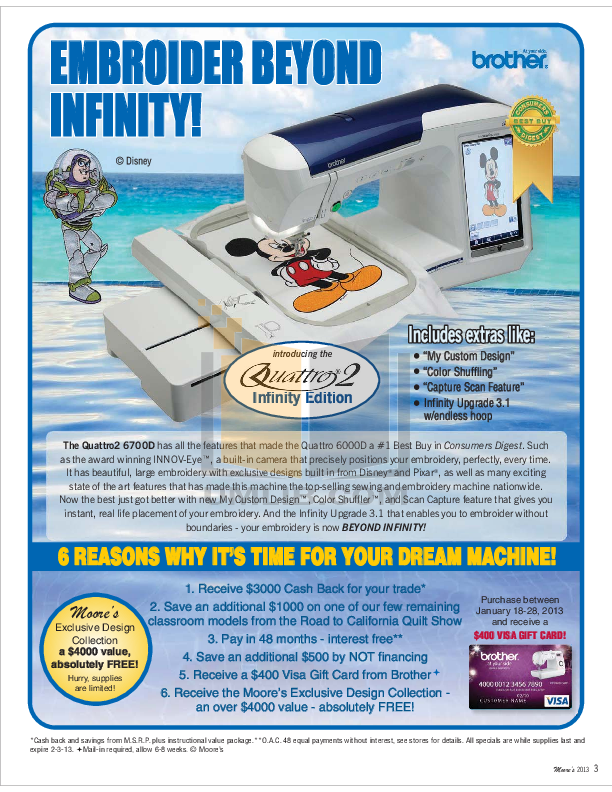 PDF manual for Brother Other Innovis 1500D Sewing Machines