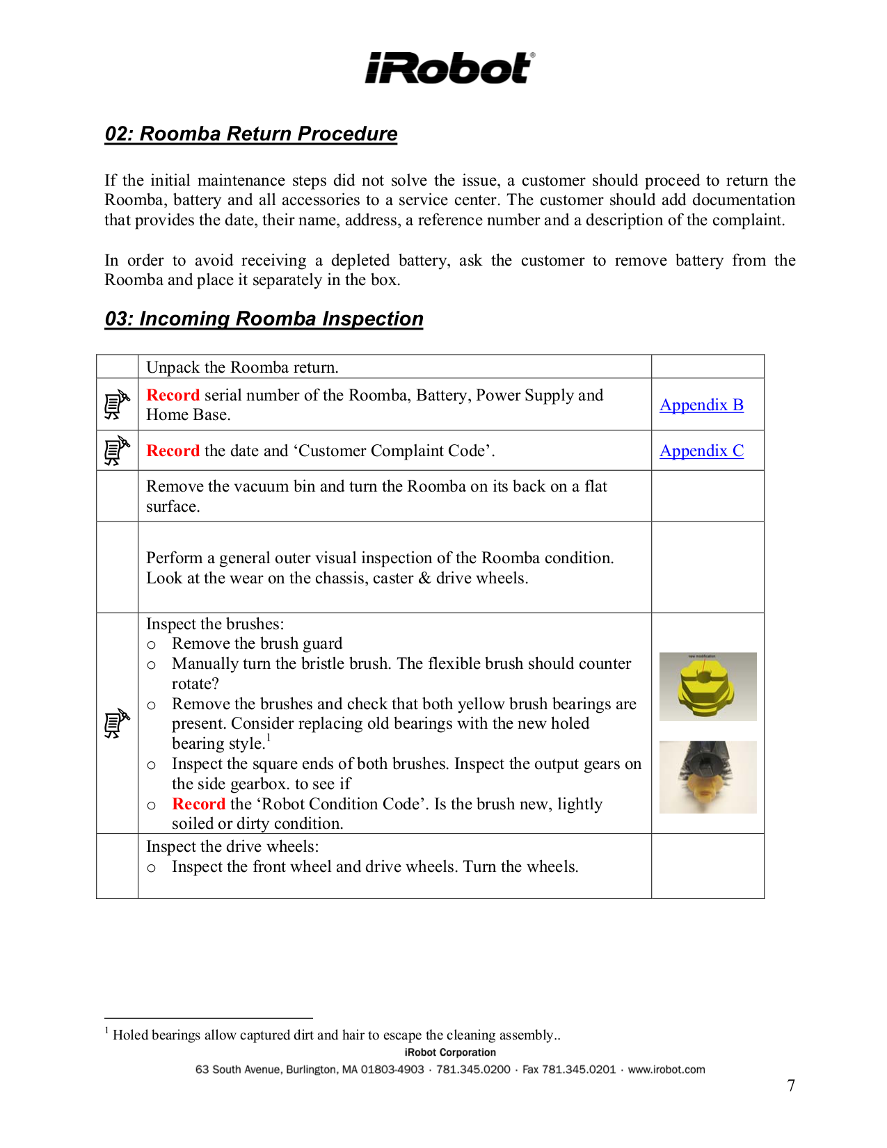 PDF manual for iRobot Vacuum Roomba 4210