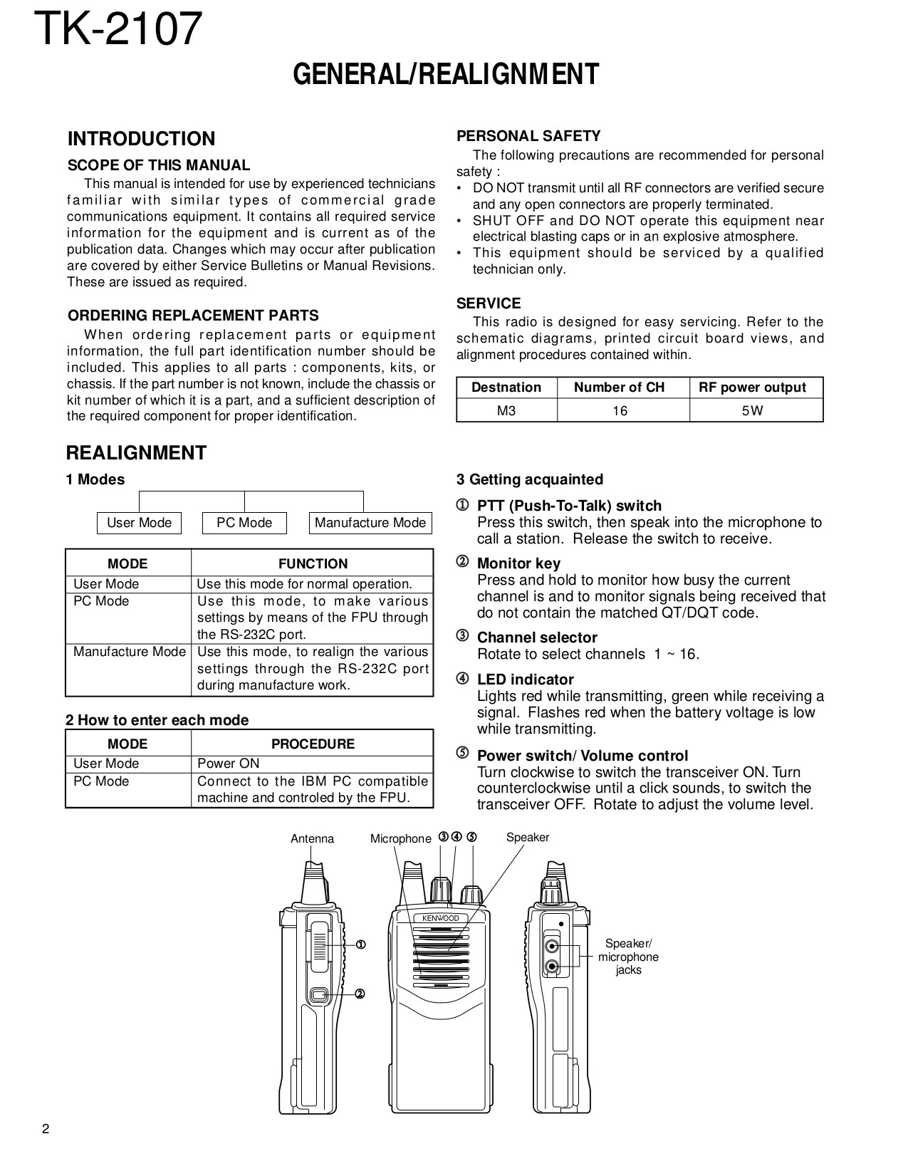 PDF manual for Kenwood Receiver VR414