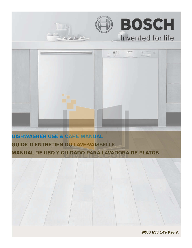 Download free pdf for Bosch SHX55R55UC Dishwasher manual