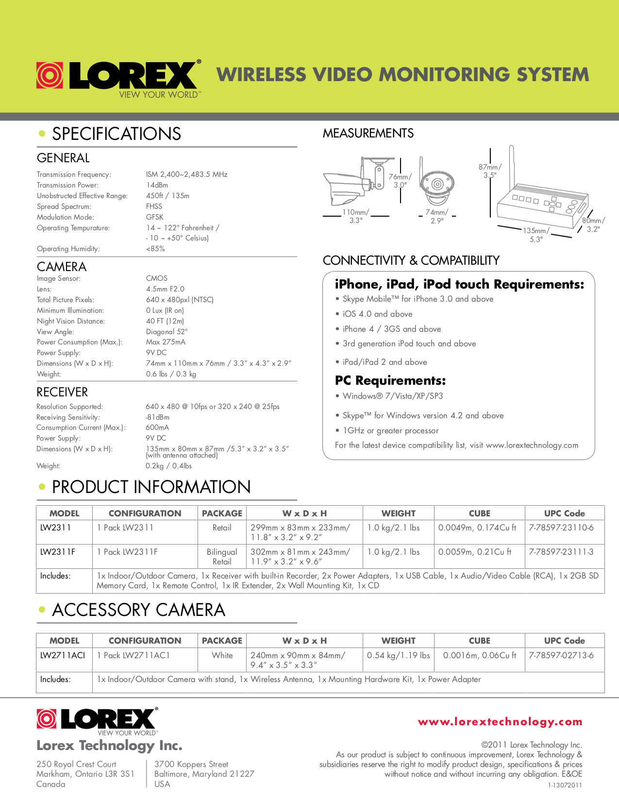 Lorex Camera Installation Manual