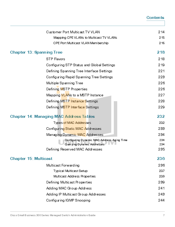 PDF manual for Cisco Switch SG300-20