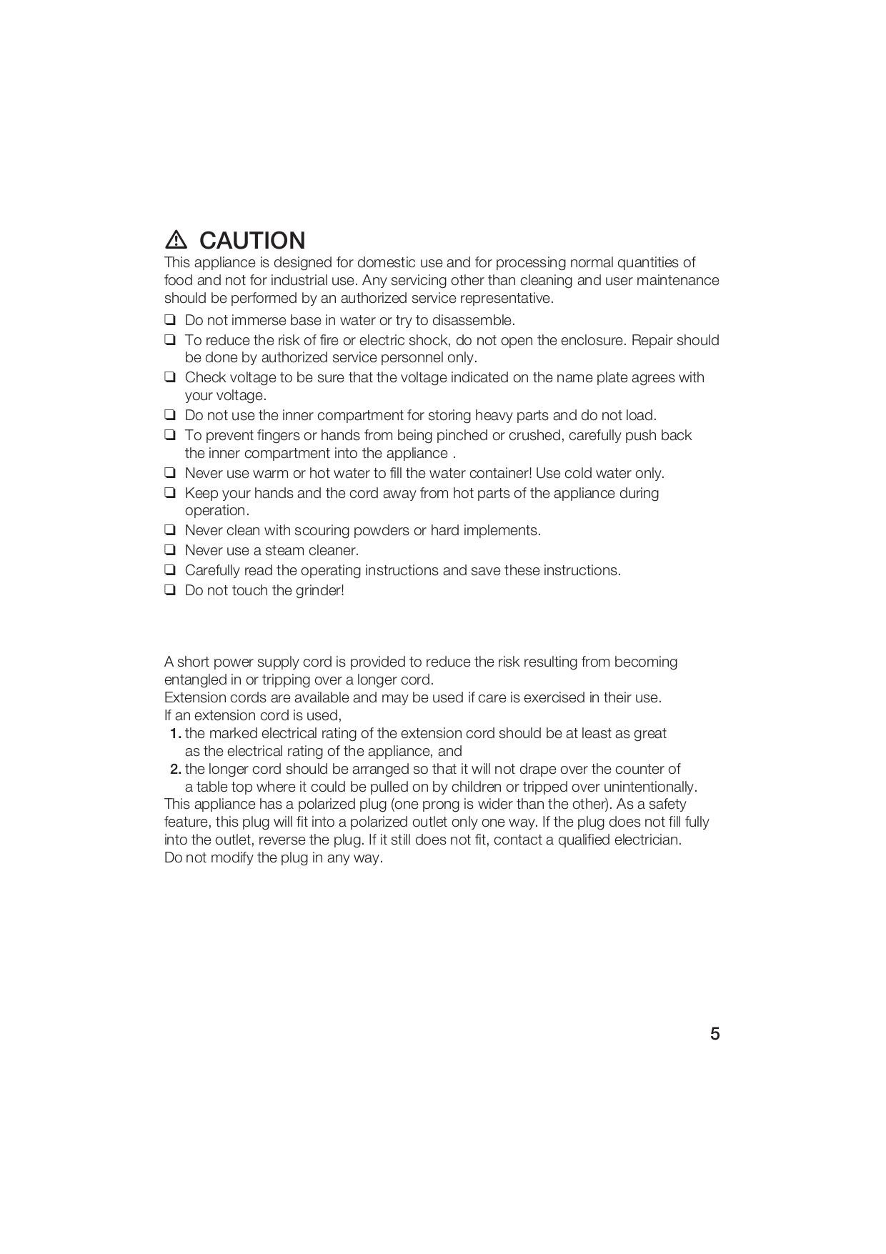 PDF manual for Thermador Coffee Maker BICM24CS