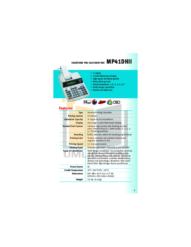 Pdf manual for canon calculator mp25dv