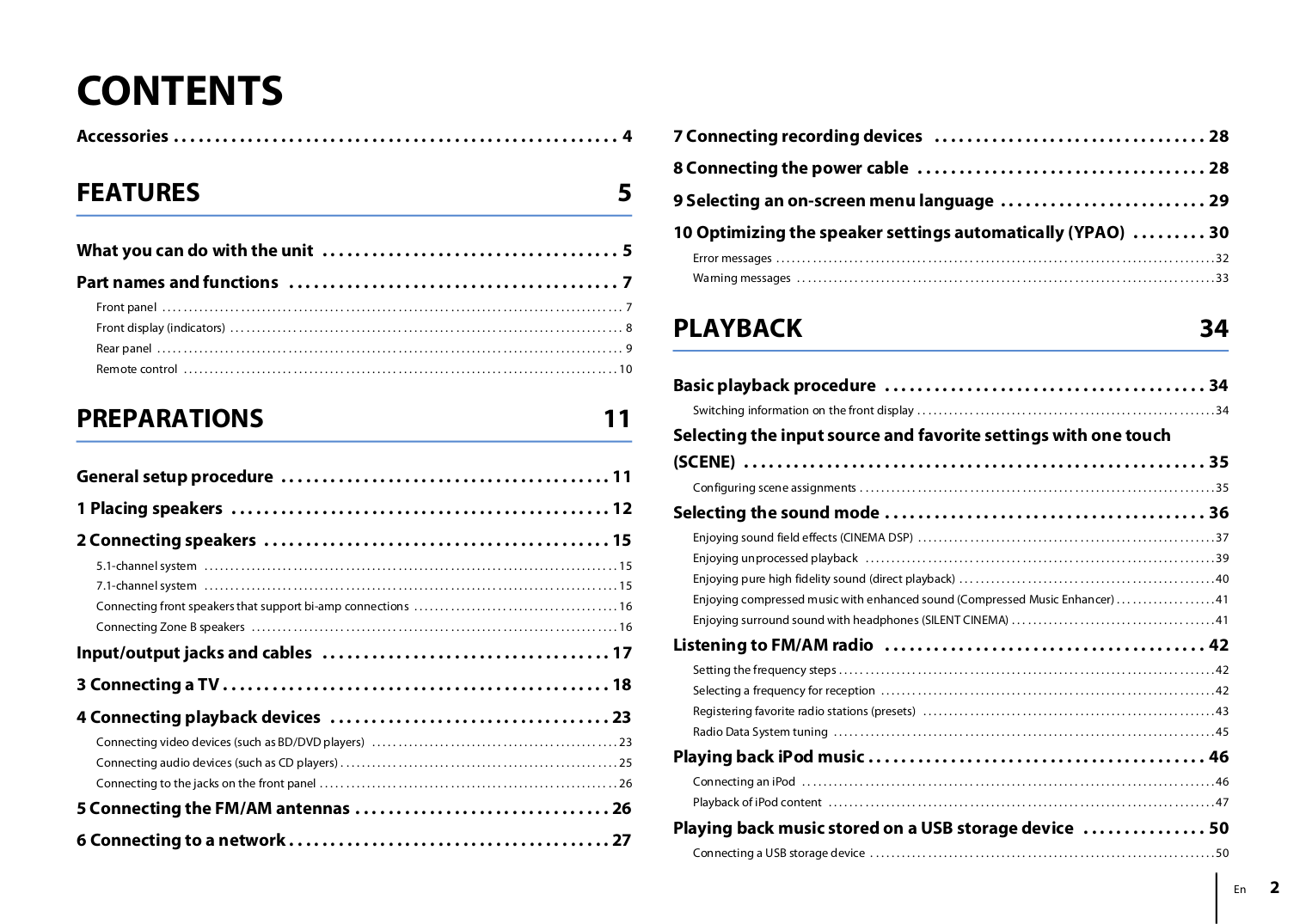 PDF manual for Yamaha Amp C-85