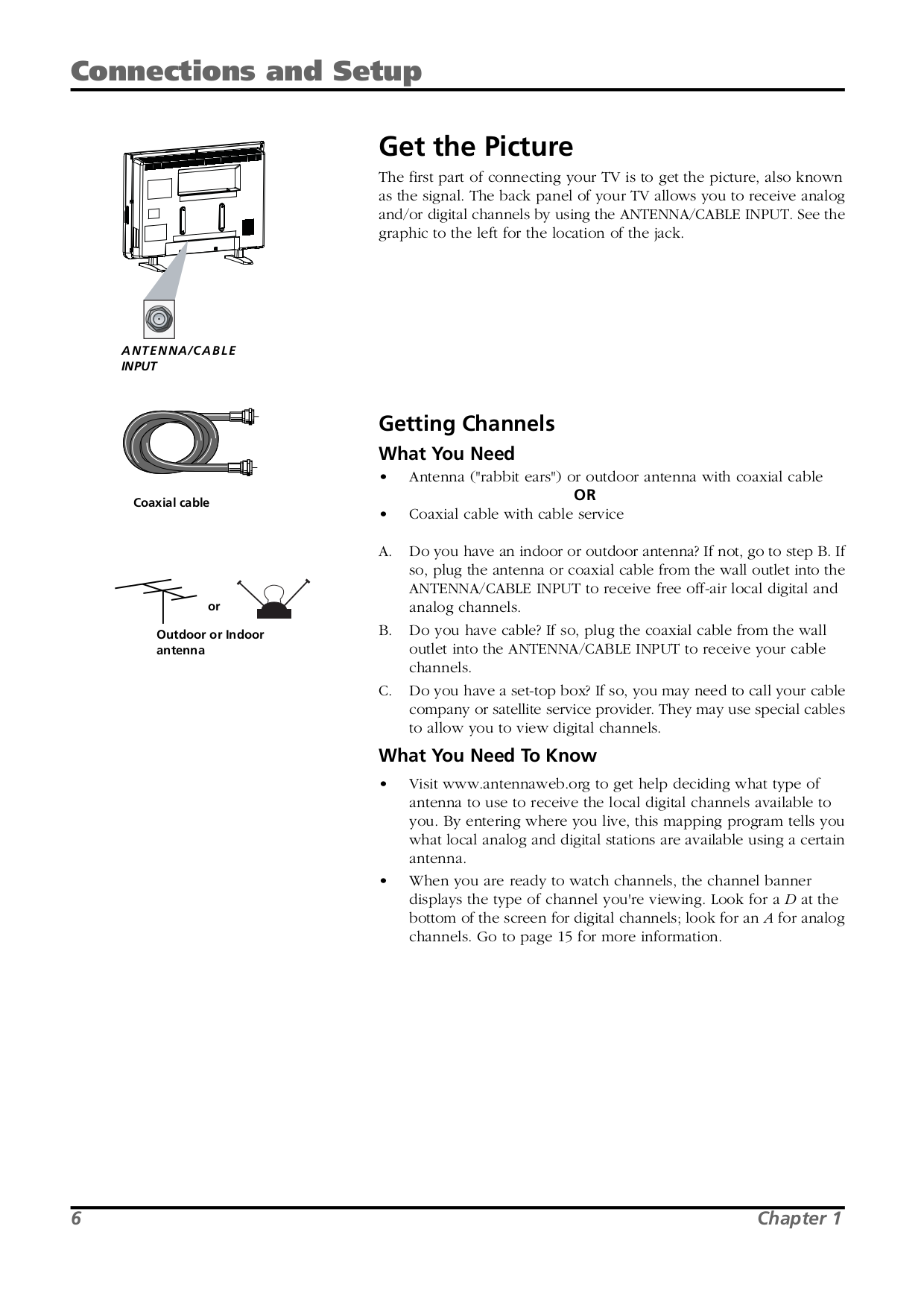 PDF manual for RCA TV L26WD21