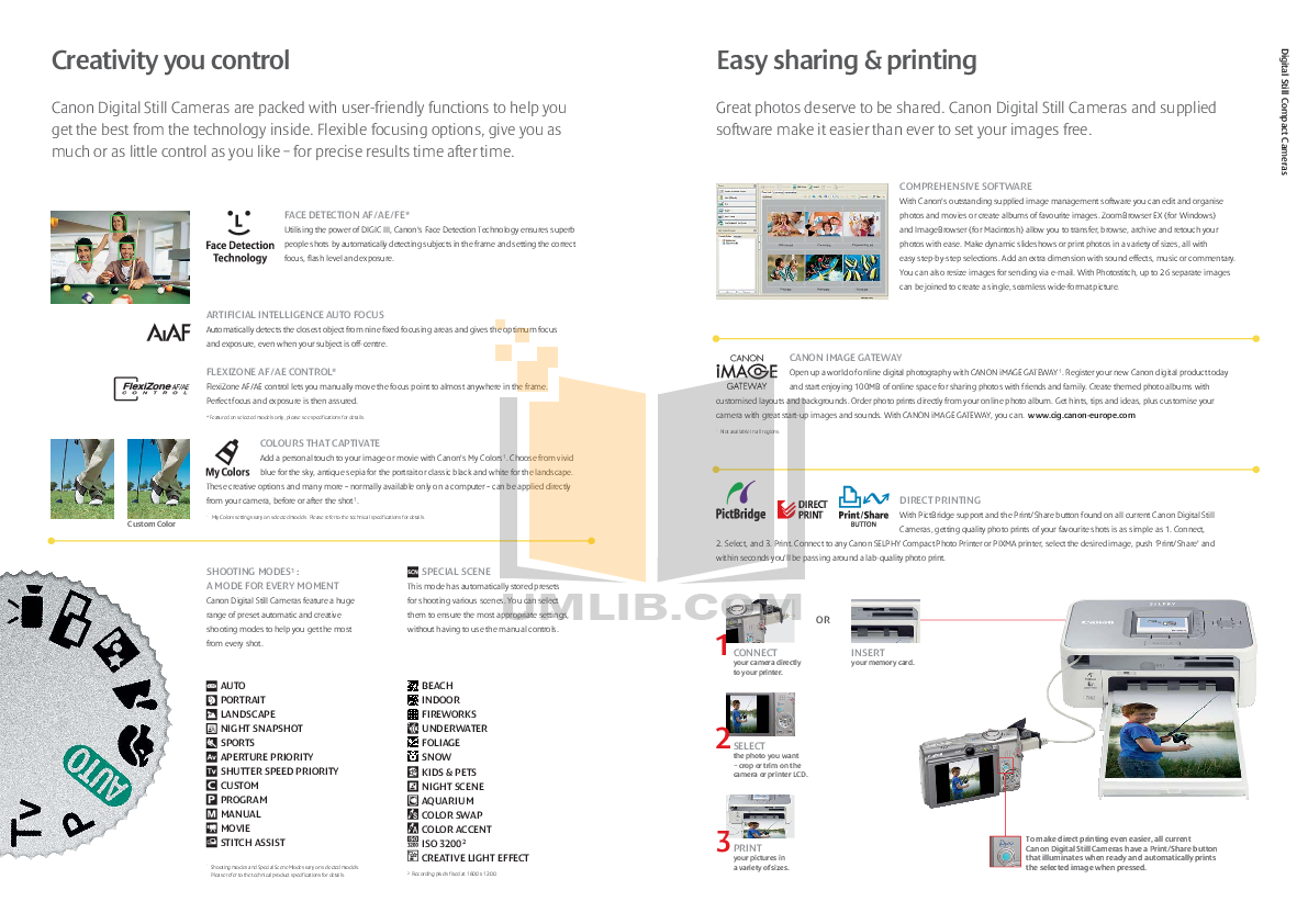 PDF manual for Canon Digital Camera IXUS 860 IS