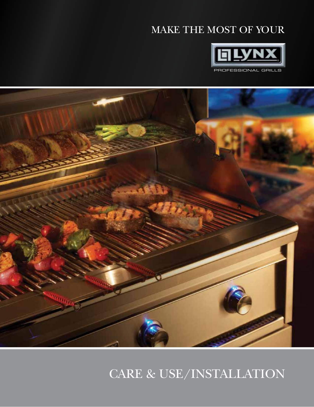 Download free pdf for Lynx L54PSR1 Grill manual