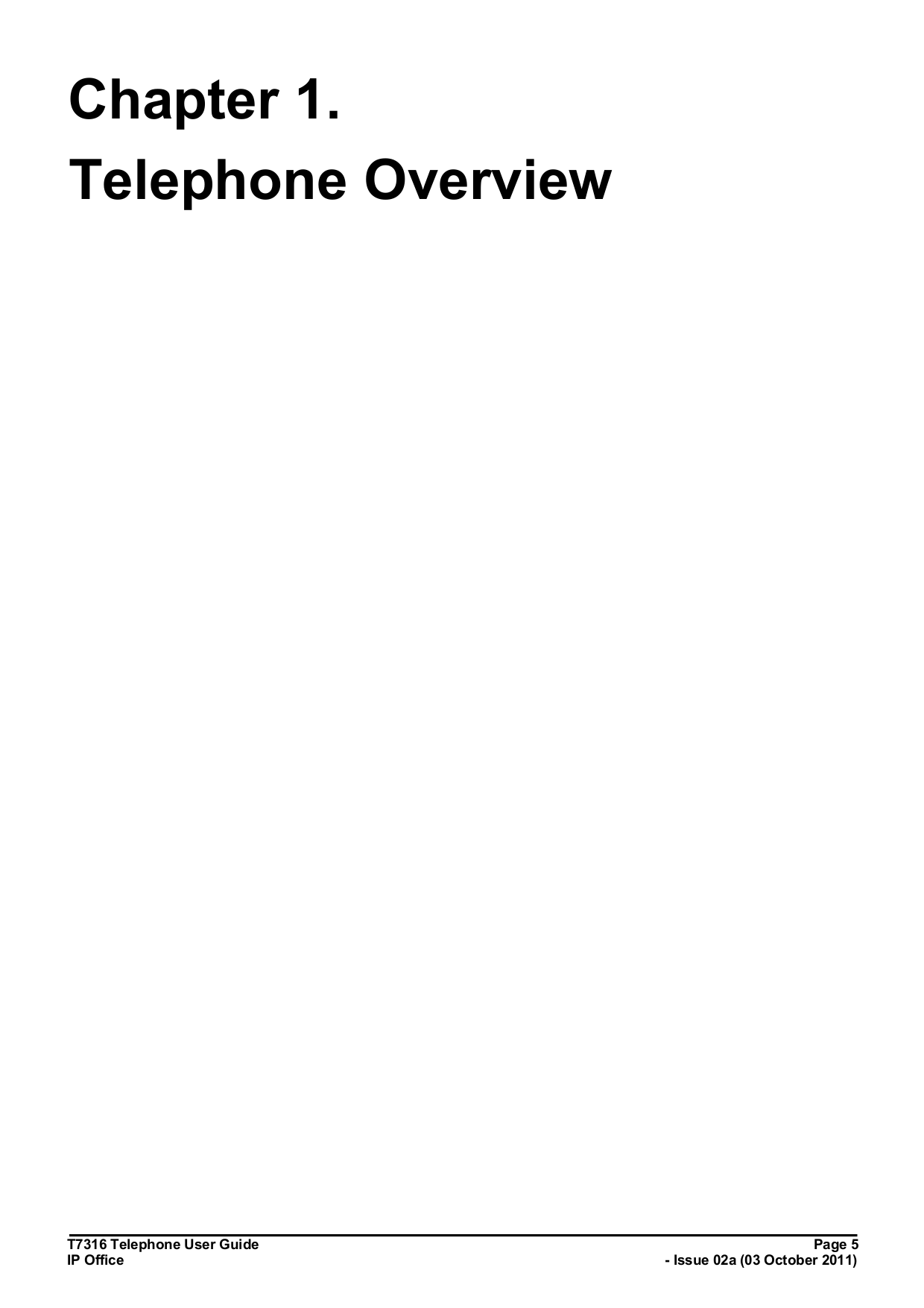 PDF manual for Nortel Telephone T7316