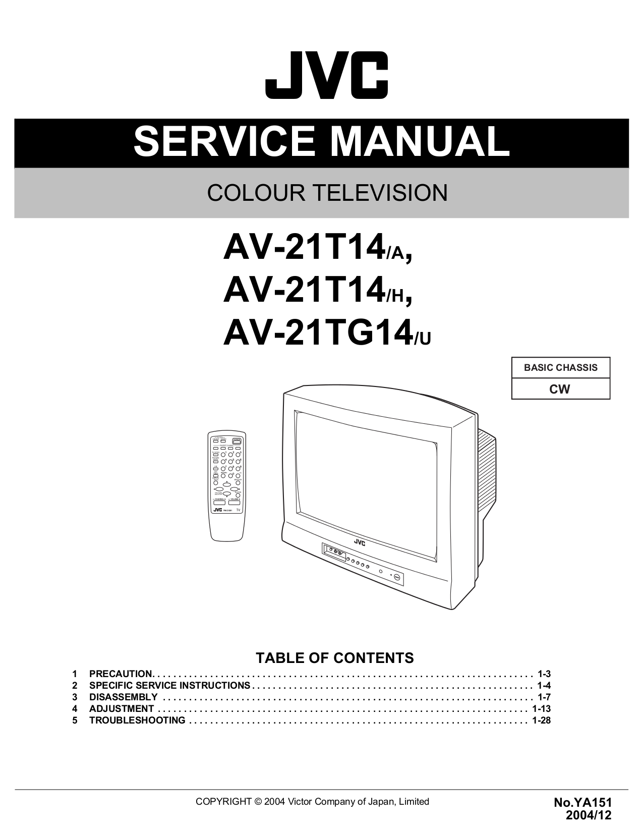 Схема jvc av 21me