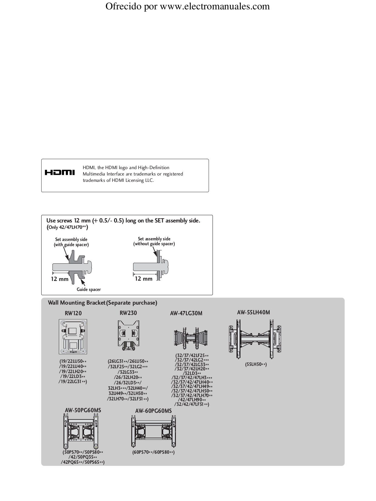 PDF manual for LG TV 32LD350