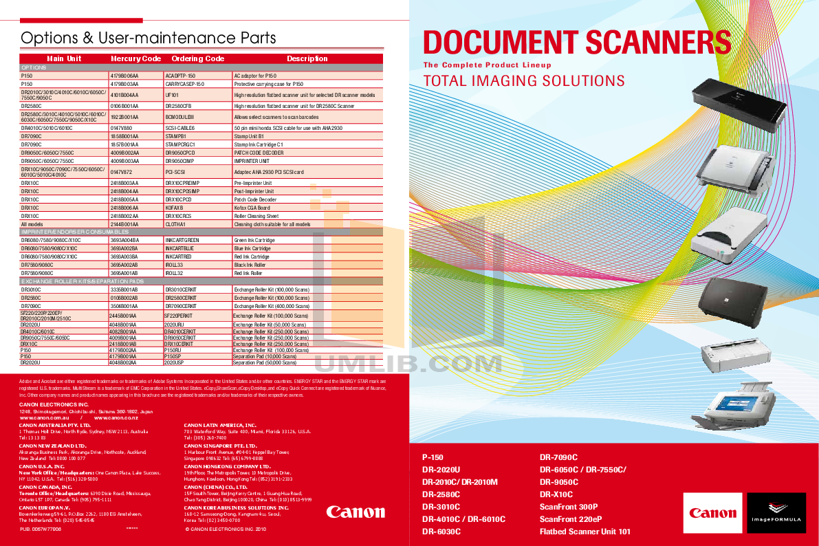 pdf for Canon Scanner imageFORMULA DR-X10C manual