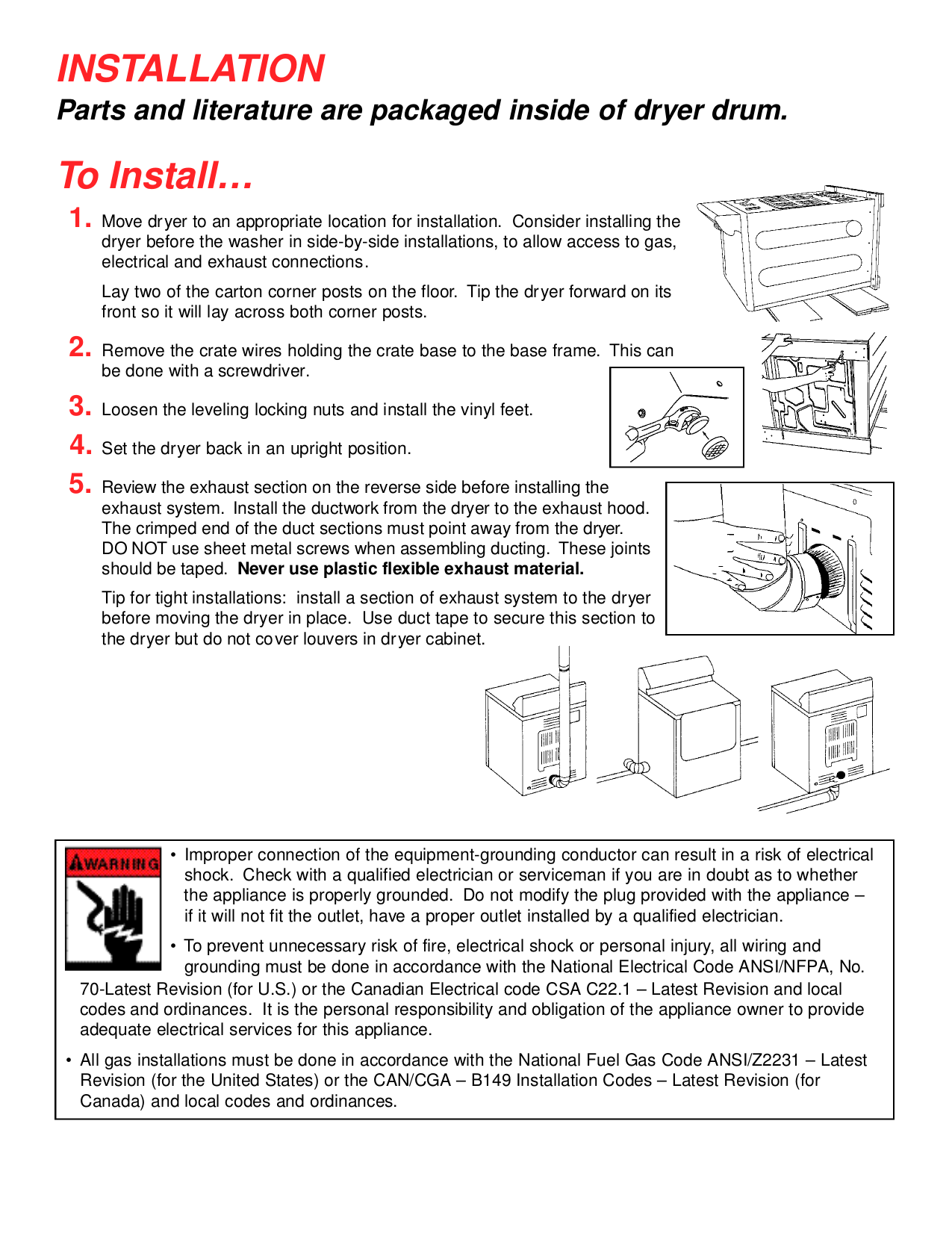 PDF manual for Maytag Dryer Neptune MDE5500AYW