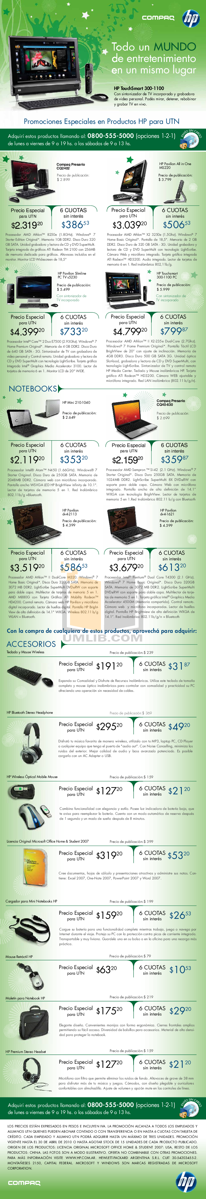 Download free pdf for HP Compaq Presario,Presario CQ2402 Desktop manual