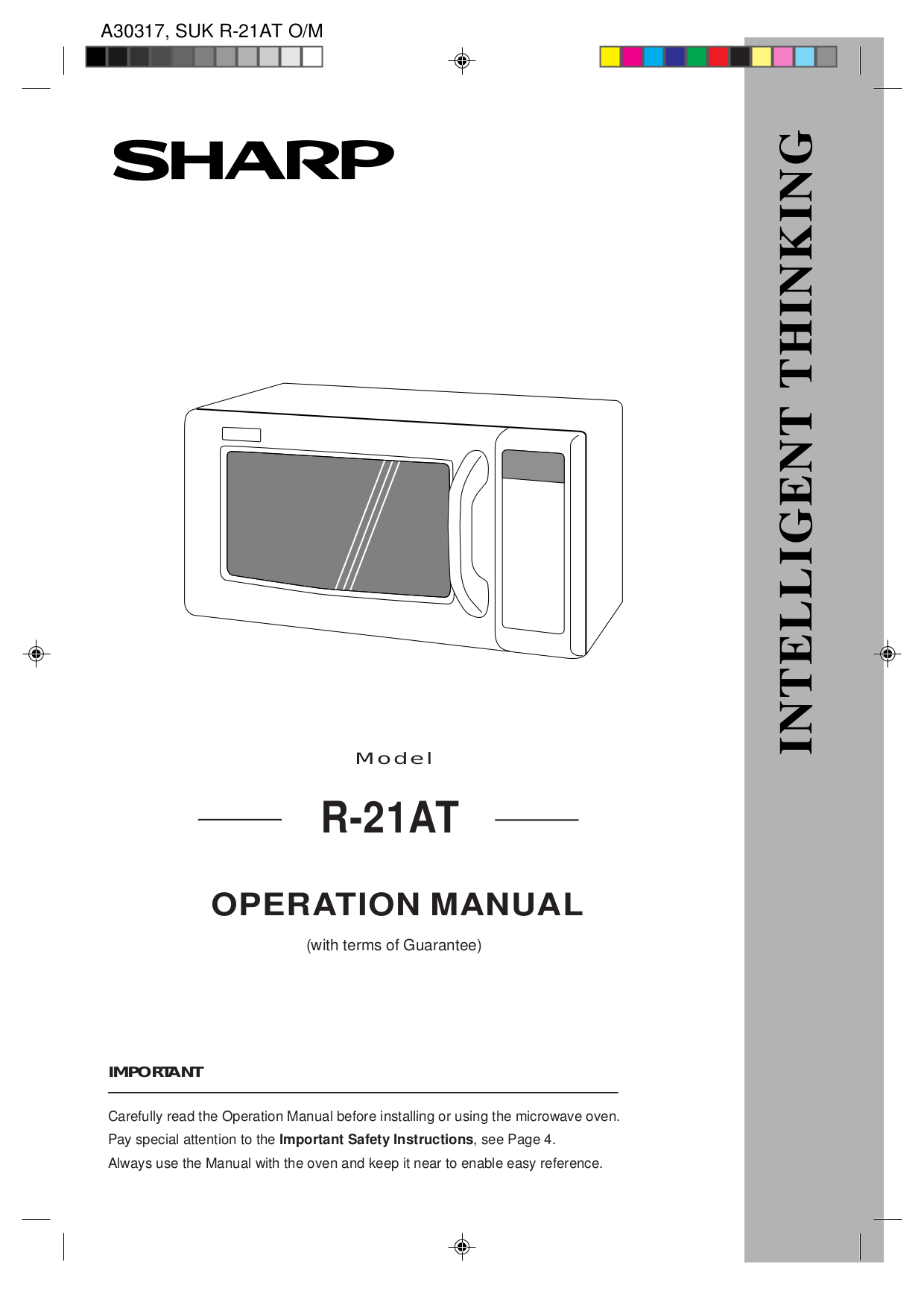 Download free pdf for Sharp R520L Microwave manual