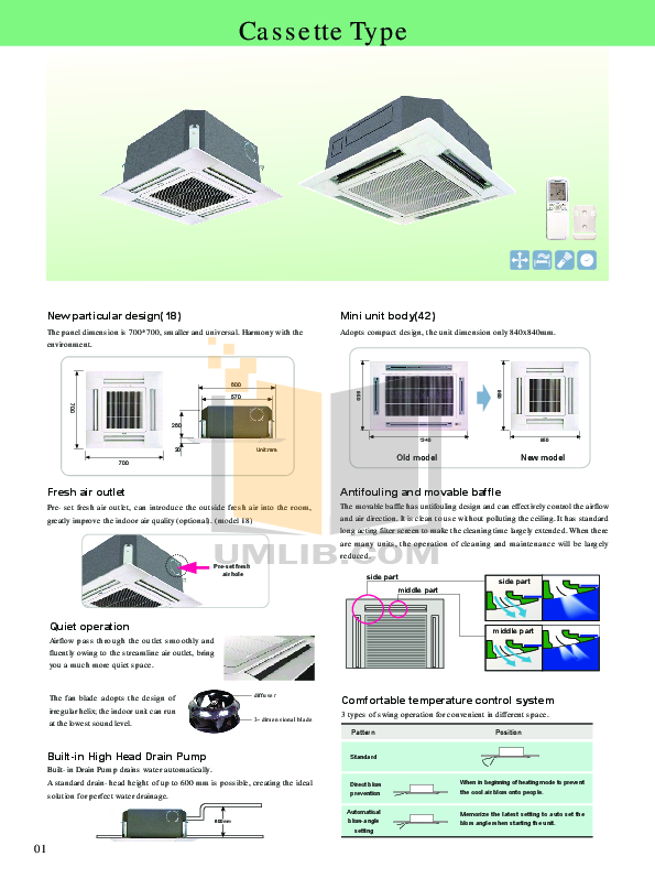 PDF manual for Haier Air Conditioner AU96NATAEA