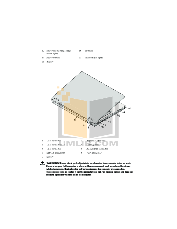 PDF manual for Dell Laptop Vostro 1520