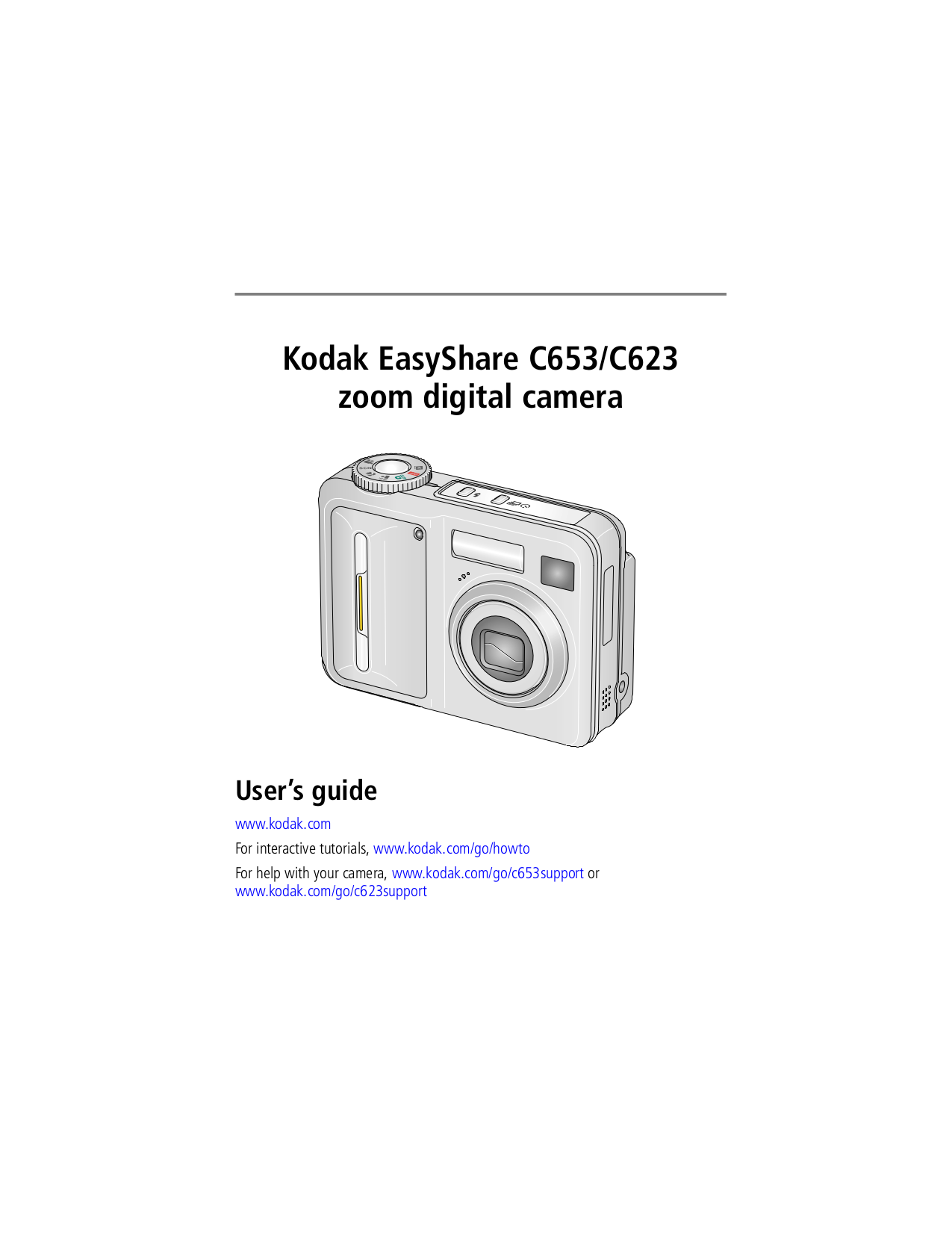 Download free pdf for Kodak EasyShare C653 Digital Camera manual