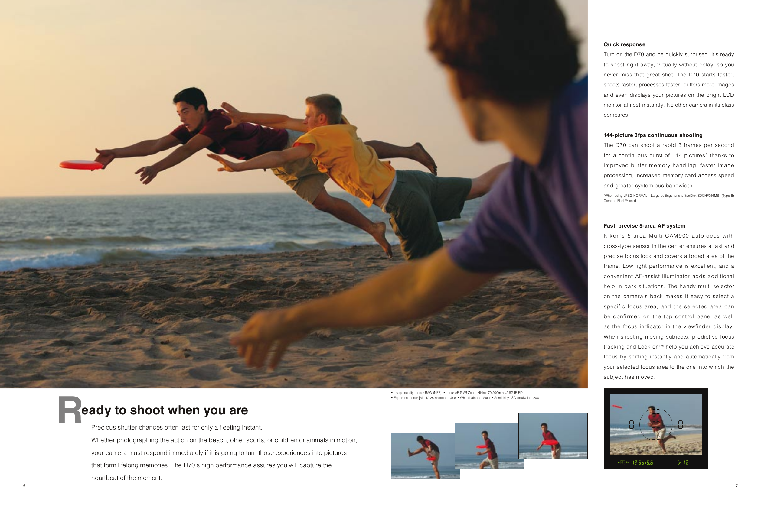 PDF manual for Nikon Digital Camera D70