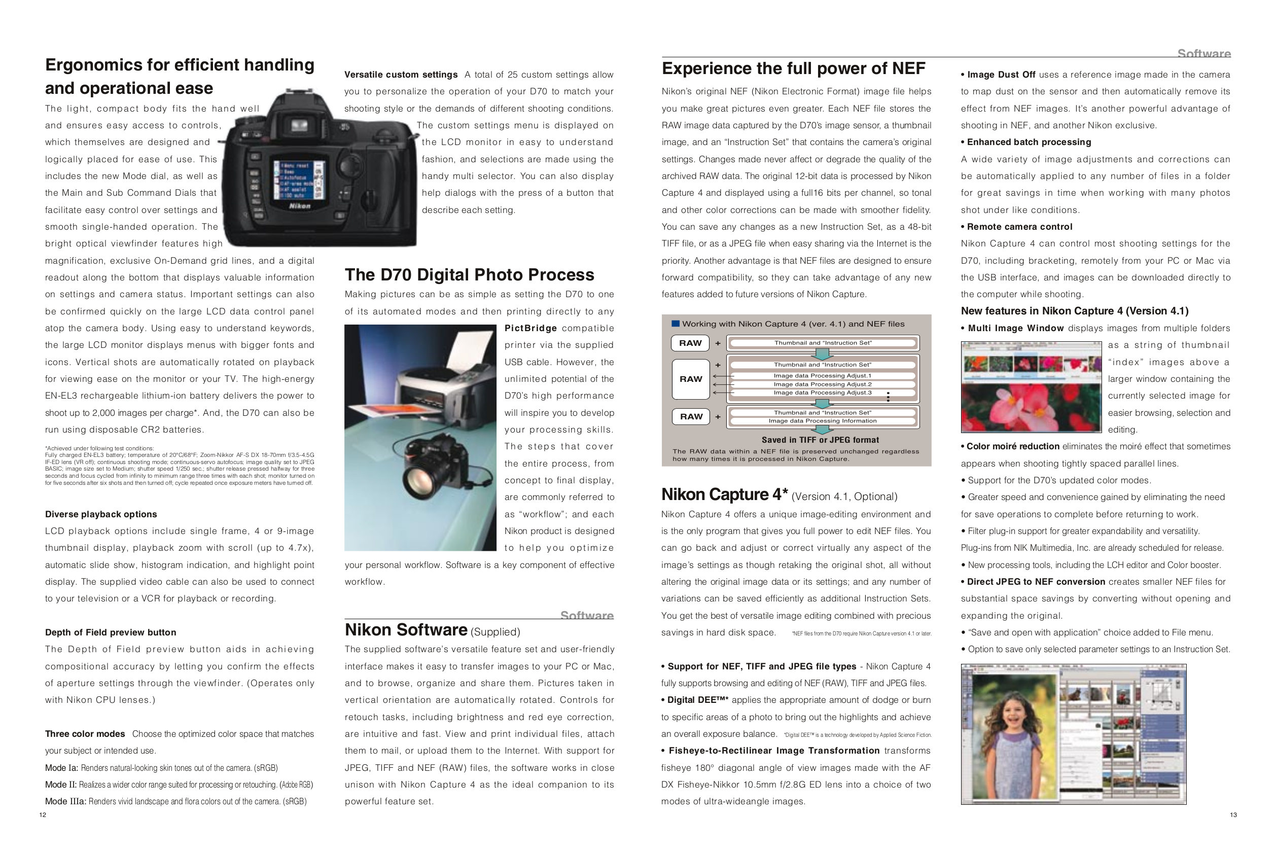 PDF manual for Nikon Digital Camera D70