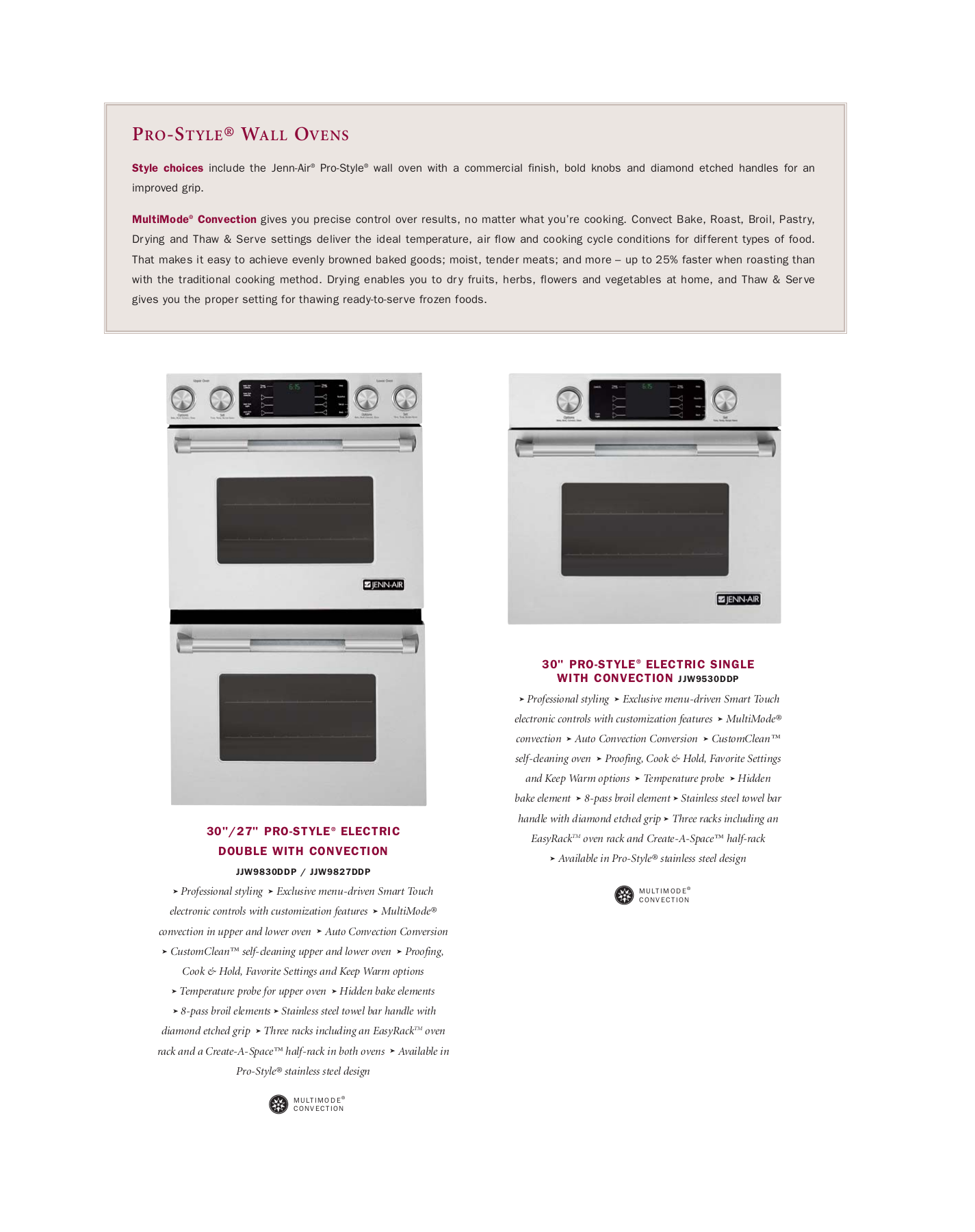 PDF manual for Jenn-Air Oven JJW7530DDS