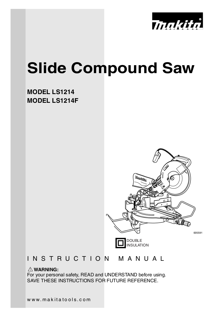 Download free pdf for Makita LS1214 Compound Saw Other manual