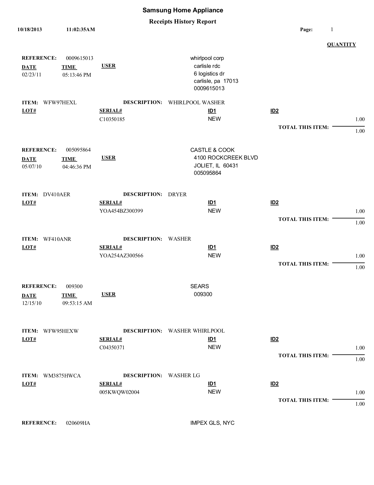 Download free pdf for LG LFX31925ST Refrigerator manual