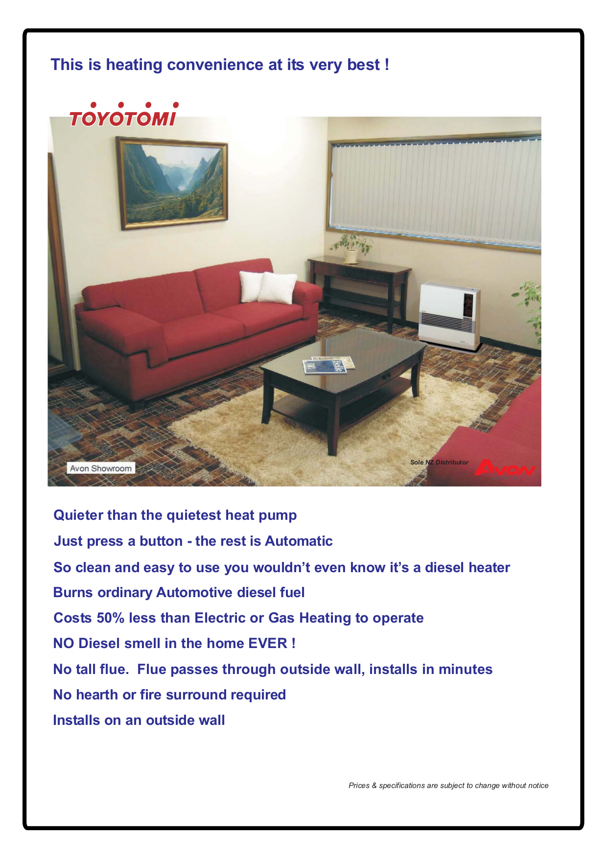 PDF manual for Toyotomi Heating Cooling and Air Laser 73 Type I