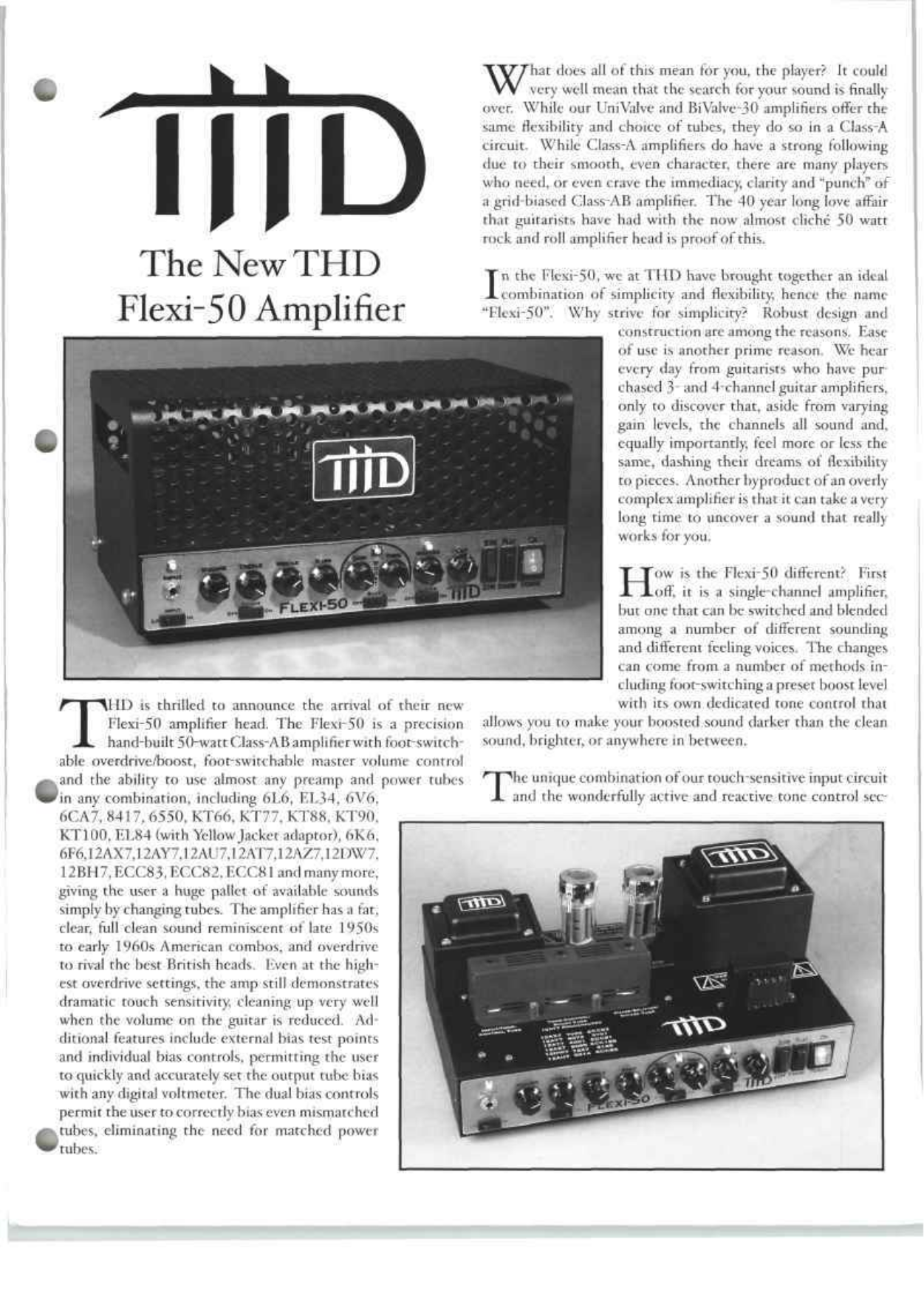 pdf for THD Amp BiValve-30 manual