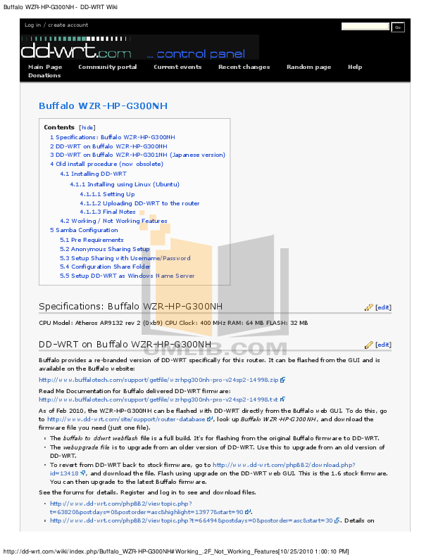 Pdf Manual For Buffalo Wireless Router Wzr Hp G300nh