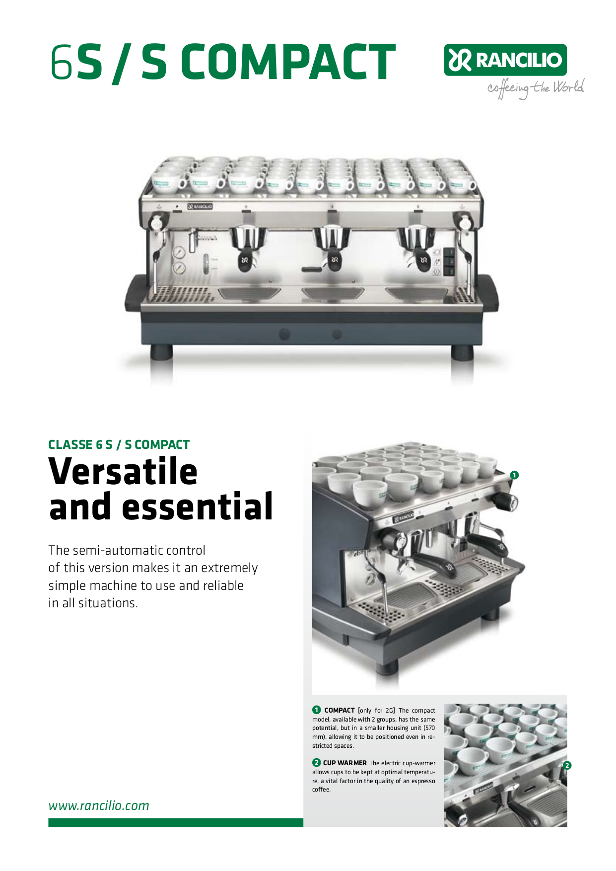 Download free pdf for Rancilio Epoca ST-1 Coffee Maker manual