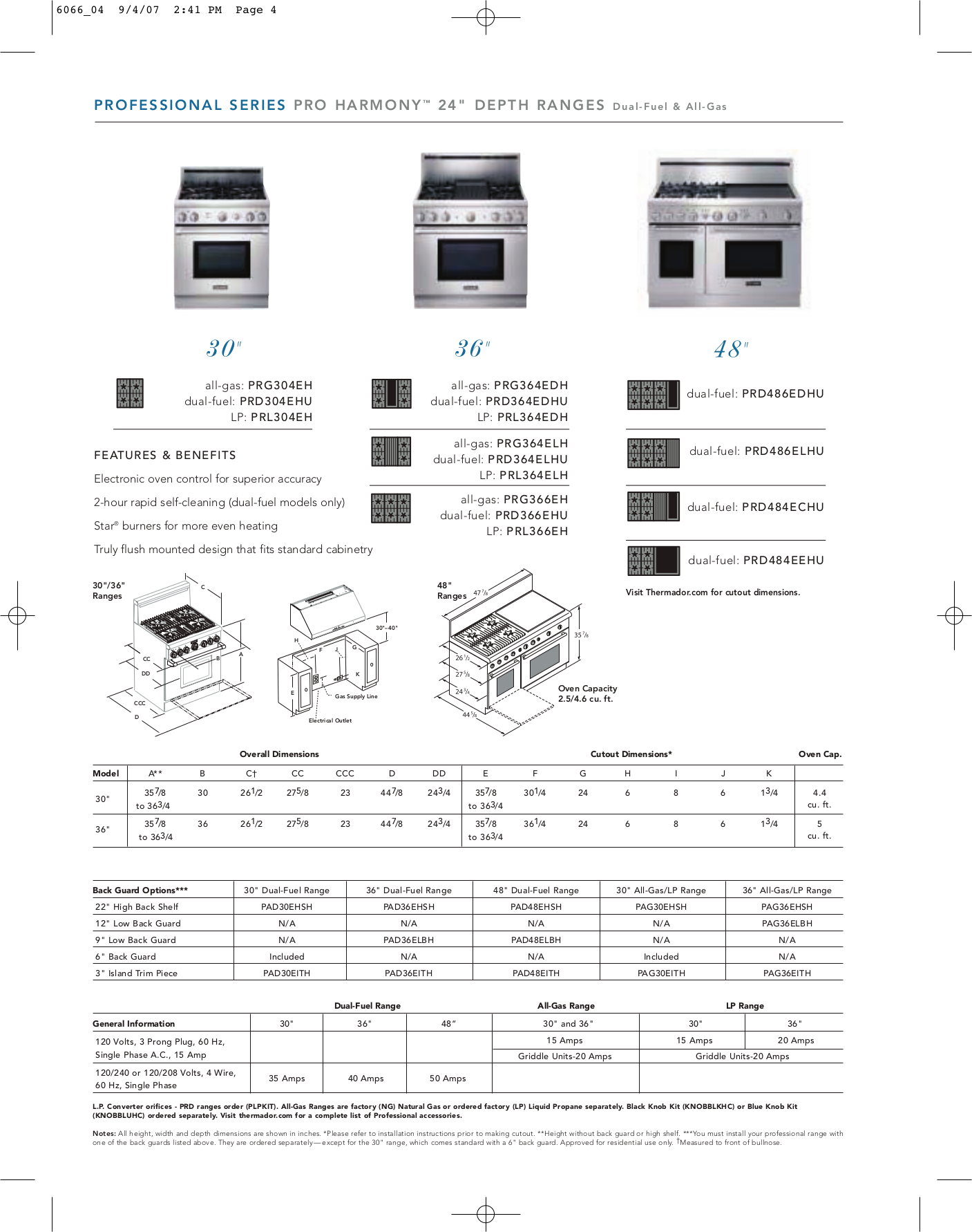 PDF manual for Thermador Refrigerator FREEDOM T24IR70NSP