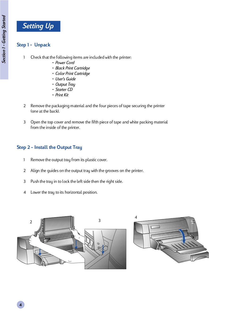 PDF manual for HP Printer Deskjet 1120c