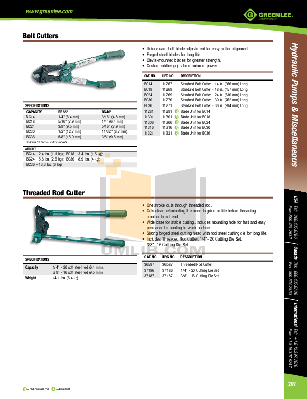 PDF manual for Greenlee Other 5708I Circuit Testers